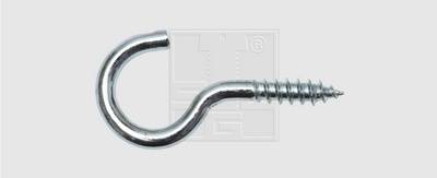 SWG 4009155179315 Schraubhaken gebogen 60mm Stahl verzinkt 60mm 50St.