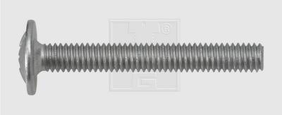 SWG 27544020 Linsenschrauben M4 40mm Kreuzschlitz Pozidriv Stahl verzinkt 100St.