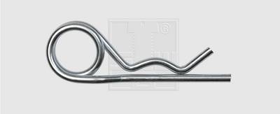 SWG Federstecker mit doppeltem Auge 5,5mm Stahl verzinkt 50St.