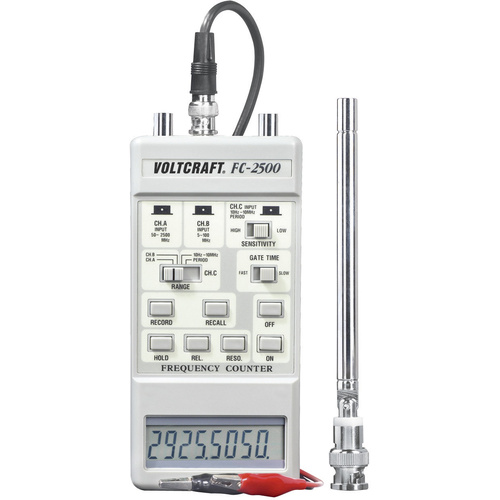VOLTCRAFT FC-2500 Frequenzzähler 10Hz - 2.5GHz