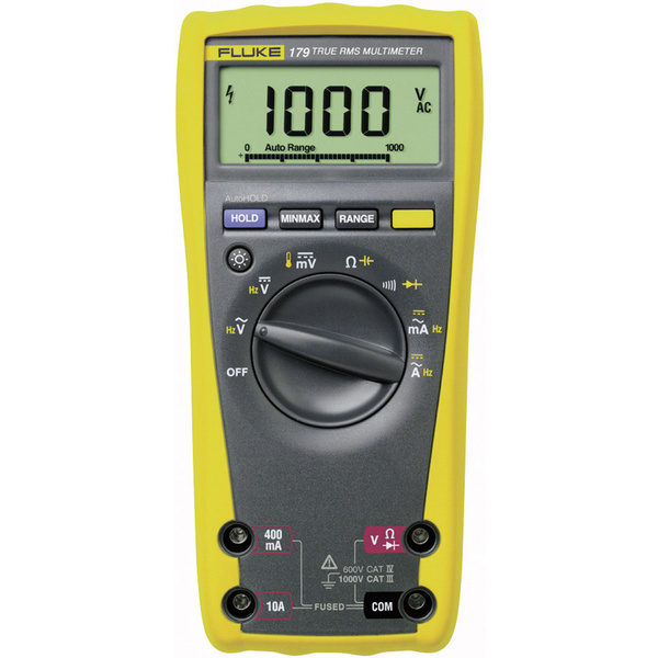 Fluke 179 Hand-Multimeter kalibriert (ISO) digital CAT III 1000 V, CAT IV 600V Anzeige (Counts): 6000