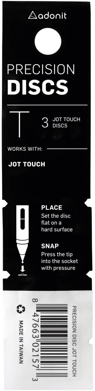 Adonit Jot Touch 4 Ersatzscheiben 3er Set Transparent