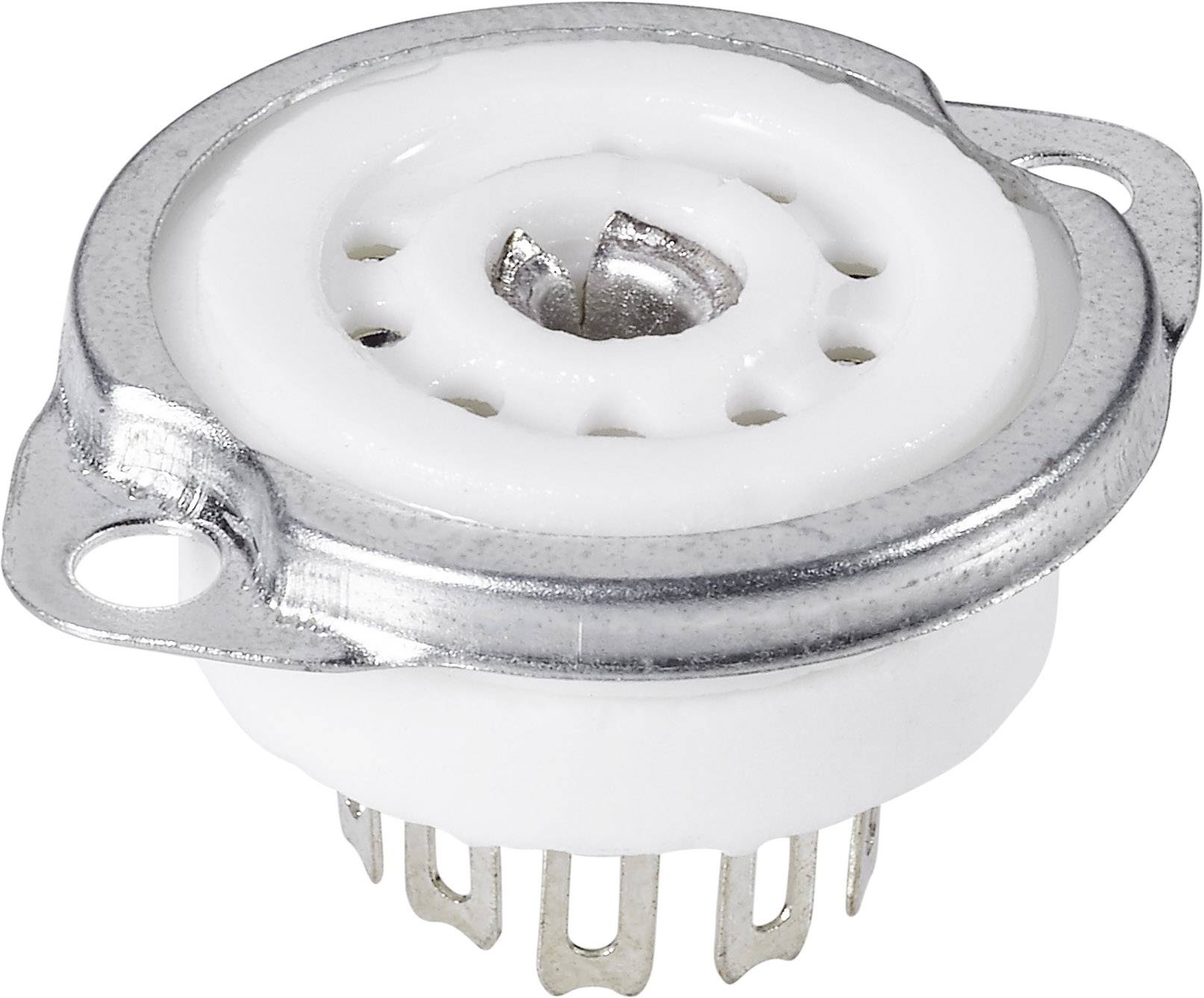 Röhrensockel 1 St. 120561 Polzahl: 9 Sockel: Noval Montageart: Chassis Material:Keramik