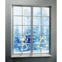 Polarlite LBA-50-011 LED-Fensterbild Glöckchen Warmweiß LED Weiß Polarlite LBA-50-011 LED-Fensterbild Glöckchen Warmweiß LED Weiß
