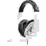 Gembird MHS-001-GW Computer Over Ear Headset kabelgebunden Stereo Weiß, Schwarz Lautstärkeregelung, Mikrofon-Stummschaltung