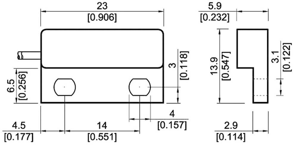 StandexMeder Electronics MK04-1A66C-500W Reed-Kontakt 1 Schließer 180 V/DC, 180 V/AC 0.5A 10W