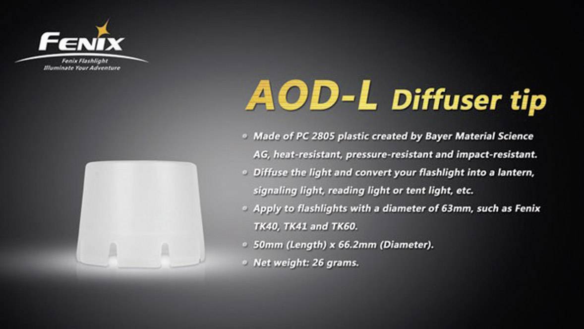 Fenix Light FENAODLW Raumlicht-Aufsatz TK40, TK41, TK60
