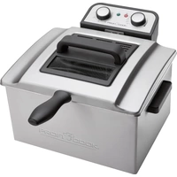 Profi Cook PC-FR1038 Doppel Kaltzonen Fritteuse 5l 3000W Timerfunktion, mit manueller Temperatureinstellung Edelstahl Profi Cook PC-FR1038 Doppel Kaltzonen Fritteuse 5l 3000W Timerfunktion, mit manueller Temperatureinstellung Edelstahl