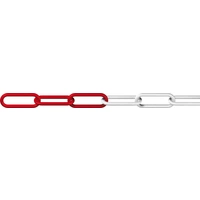 dörner + helmer 128953 Absperrkette Rot, Weiß Kunststoff 25m dörner + helmer 128953 Absperrkette Rot, Weiß Kunststoff 25m