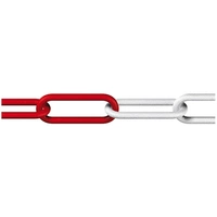 dörner + helmer 128954 Absperrkette Rot, Weiß Kunststoff 25m dörner + helmer 128954 Absperrkette Rot, Weiß Kunststoff 25m