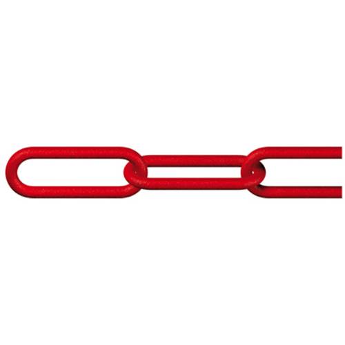 dörner + helmer 128964 Absperrkette Rot Kunststoff 25m