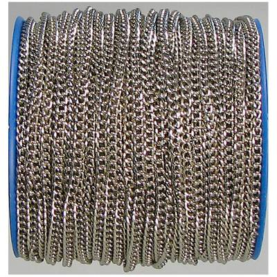 dörner + helmer 152113 Panzerkette Nickel Stahl vernickelt 75m