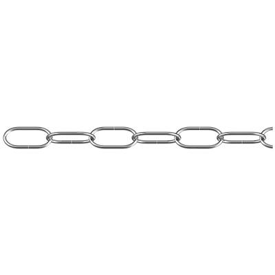 dörner + helmer 152303 Uhrkette Nickel Stahl vernickelt 25m