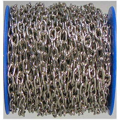 dörner + helmer 152303 Uhrkette Nickel Stahl vernickelt 25m