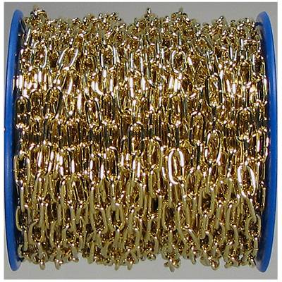 dörner + helmer 152307 Uhrkette Messing Stahl 25m