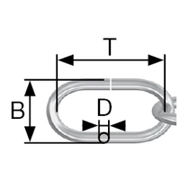 dörner + helmer 153516 Zierkette Messing Stahl 10m dörner + helmer 153516 Zierkette Messing Stahl 10m