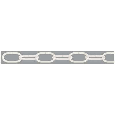 dörner + helmer 153509 Zierkette Weiß Stahl 5m