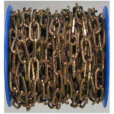 dörner + helmer 153323 Zierkette Alt-Messing Stahl 10m