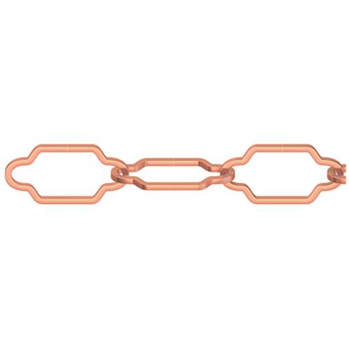 dörner + helmer 153502 Zierkette Kupfer Stahl 5m