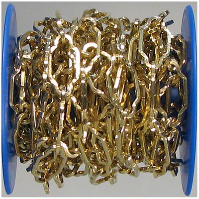 dörner + helmer 153499 Zierkette Messing Stahl 5m