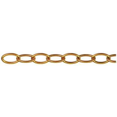 dörner + helmer 153595 Zierkette Messing Stahl 5m