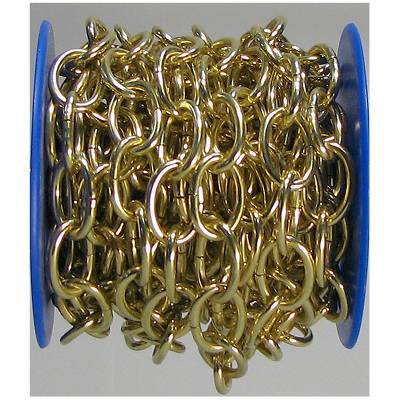 dörner + helmer 153595 Zierkette Messing Stahl 5m