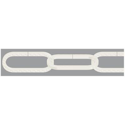 dörner + helmer 153607 Zierkette Weiß Stahl 20m