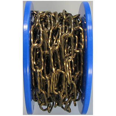 dörner + helmer 153633 Zierkette Alt-Messing Stahl 10m