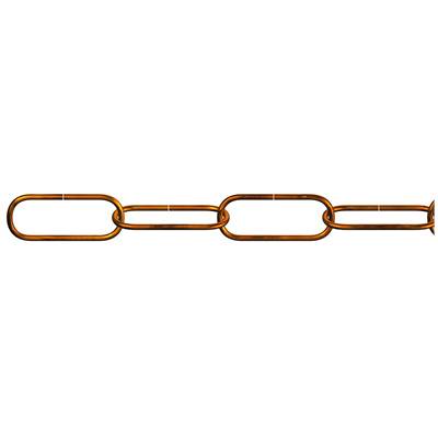 dörner + helmer 153642 Zierkette Alt-Messing Stahl 20m