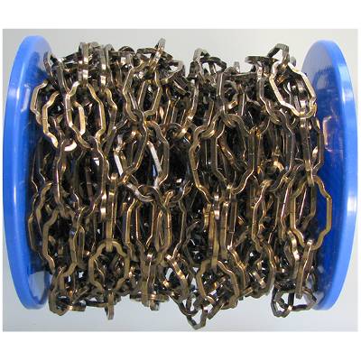 dörner + helmer 153736 Zierkette Alt-Messing Stahl 20m