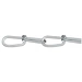 dörner + helmer 156148 Knotenkette Silber Stahl galvanisch verzinkt 30m Kettenglied Stärke 1.8mm dörner + helmer 156148 Knotenkette Silber Stahl galvanisch verzinkt 30m Kettenglied Stärke 1.8mm