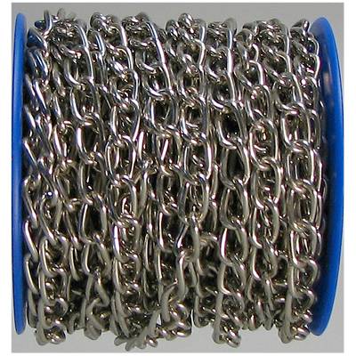 dörner + helmer 171639 Geschweisste Ringkette Nickel Stahl vernickelt 15m