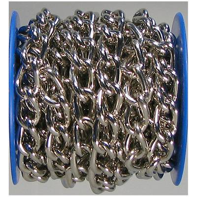 dörner + helmer 171645 Geschweisste Ringkette Nickel Stahl vernickelt 5m