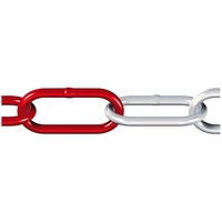 dörner + helmer 171930 Rundstahlkette Rot, Weiß Stahl verzinkt 15m dörner + helmer 171930 Rundstahlkette Rot, Weiß Stahl verzinkt 15m