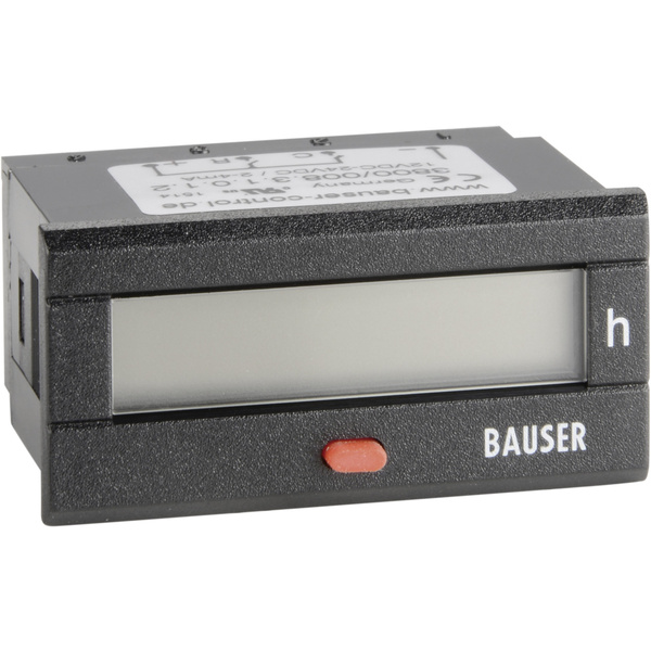 Bauser 3800.3.1.0.1.2 Digitaler Betriebsstunden- Zeitzähler Typ 3800