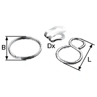 dörner + helmer 4810184 Set Zubehör für Kugelketten Messing vernickelt 10St. dörner + helmer 4810184 Set Zubehör für Kugelketten Messing vernickelt 10St.