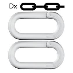 dörner + helmer 4810274 Kettennotglied Kunststoff 12St.