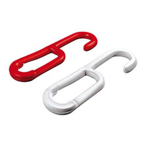 dörner + helmer 4810284 Kettennotglied mit Haken Kunststoff 12St.