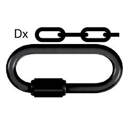 dörner + helmer 4810314 Kettennotglied mit Schraube Kunststoff 20St.