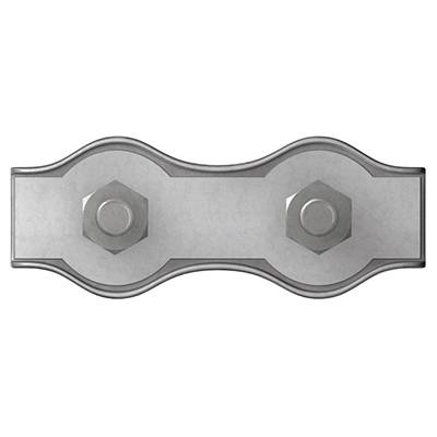 Seilklemme 2mm Stahl galvanisch verzinkt dörner + helmer 4814444 20St.