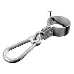 dörner + helmer 4814854 Manschettenhaken Ø 100mm für Rohr 6St.