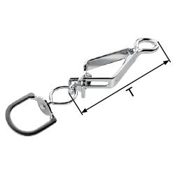 dörner + helmer 4815504 Hundeleinenhaken vernickelt