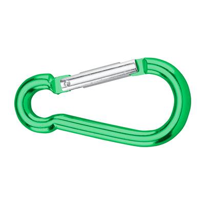 dörner + helmer 4815714 Karabinerhaken Aluminium grün eloxiert 60mm 20St.