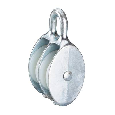 dörner + helmer 4816324 Blockseilrolle, doppelt 30mm Polyamid Gehäusematerial: Zinkdruckguss 6St.