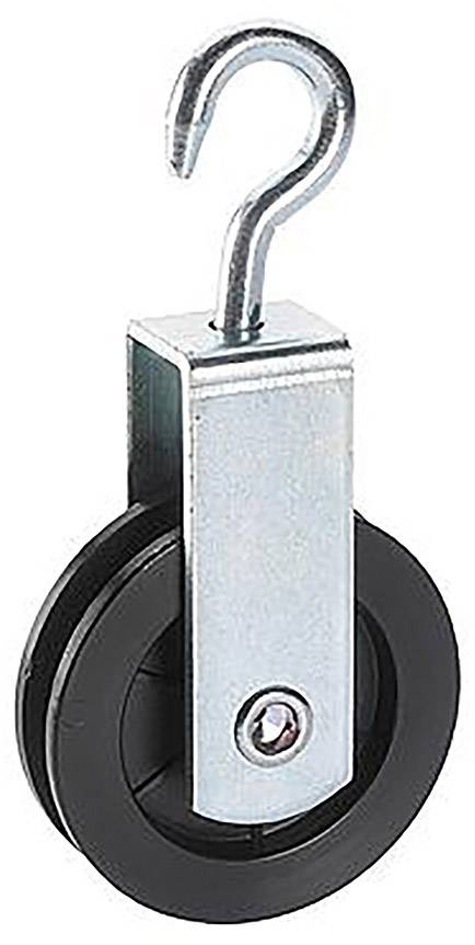 dörner + helmer 4819904 Blockseilrolle 80mm Kunststoff, Stahl 6St.