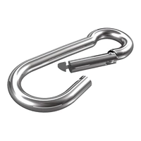 dörner + helmer 4915064 Karabinerhaken Edelstahl A2 6mm x 60mm 20St. dörner + helmer 4915064 Karabinerhaken Edelstahl A2 6mm x 60mm 20St.