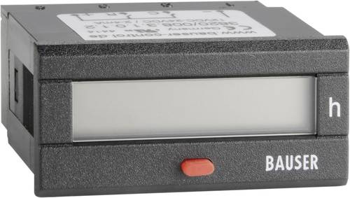 Bauser 3820/008.3.1.0.1.2-001 Digitaler Zeitzähler - Twin-Technik Typ 3820 Betriebsstundenzähler m