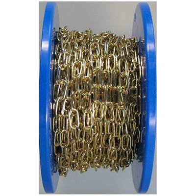 dörner + helmer 153512S Zierkette Messing Stahl vermessingt 30m