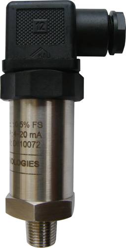 Drucksensor 1 St. 131S-25barG-4~20mA-0.5%fs-24V-siOil-316L-G1/4-DIN43650-IP65 0 bar bis 25 bar (Ø x
