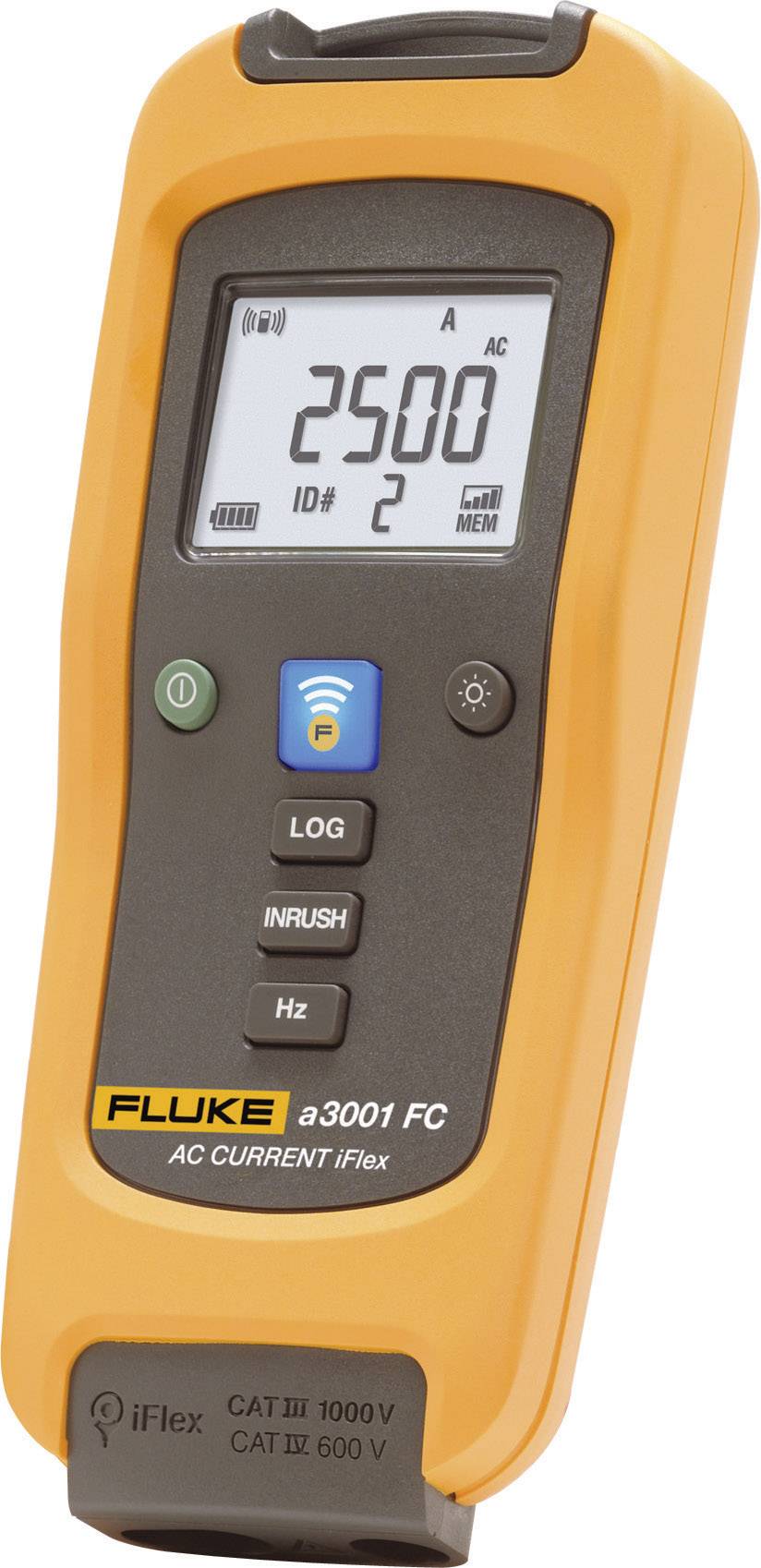 Fluke FLK-a3001 FC iFlex Stromzange, Hand-Multimeter digital Datenlogger CAT III 1000 V, CAT IV 600V Anzeige (Counts): 2500
